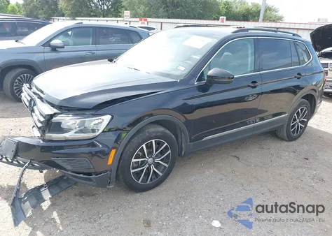 2021 Volkswagen Tiguan 2.0T Se/2.0T Se R-Line Black/2.0T Sel из США, поврежденный, VIN 3VV3B7AX7MM043668